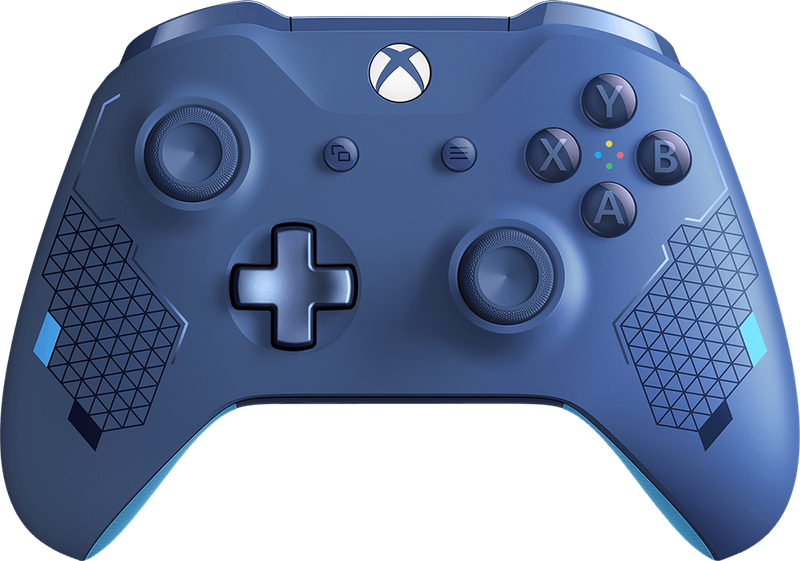 Wireless Controller v2 - Sport Blue Special Edition (Xbox One)(New) - Microsoft Game Studios 1000G