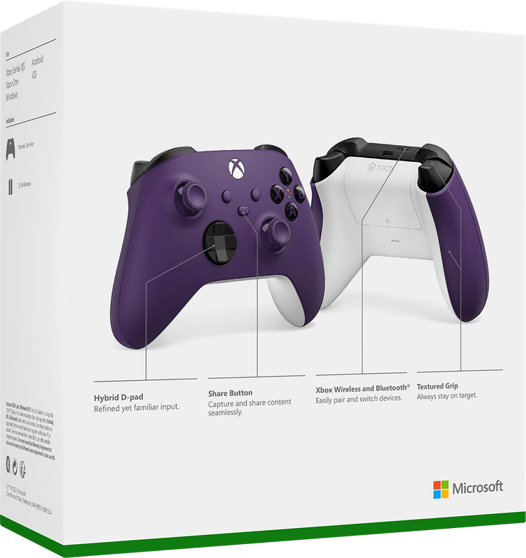 Xbox Wireless Controller - Astral Purple (Xbox Series)(New) - Microsoft / Xbox Game Studios 1000G