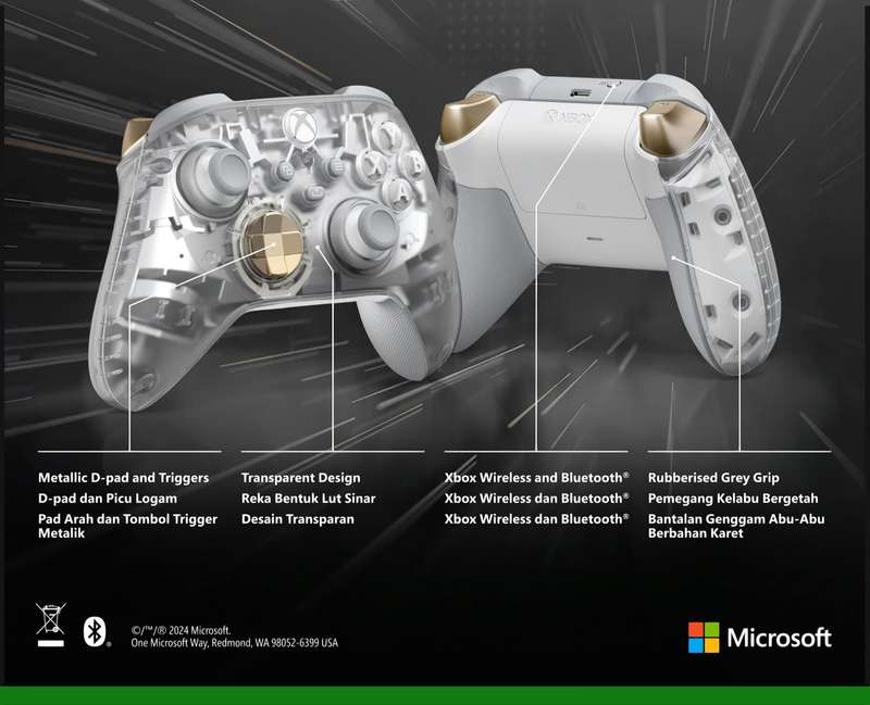 Xbox Wireless Controller - Ghost Cipher Special Edition (Xbox Series)(New) - Microsoft / Xbox Game