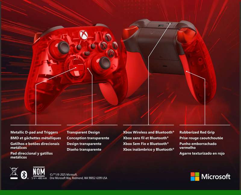 Xbox Wireless Controller - Pulse Cipher Special Edition (Xbox Series)(New) - Microsoft / Xbox Game