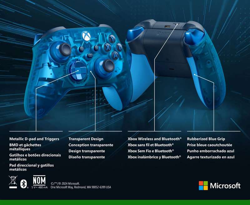 Xbox Wireless Controller - Sky Cipher Special Edition (Xbox Series)(New) - Microsoft / Xbox Game