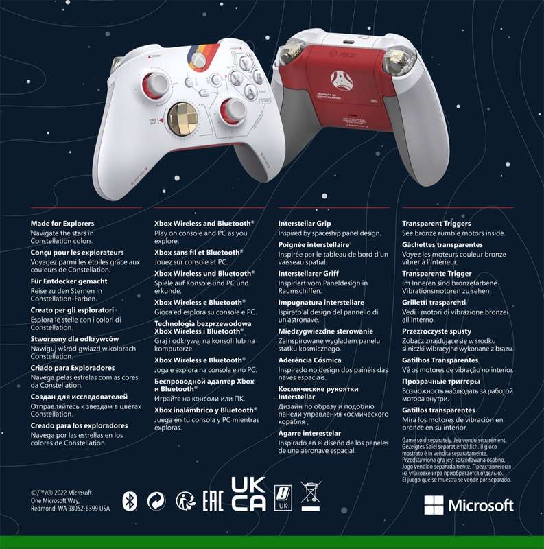 Xbox Wireless Controller - Starfield Limited Edition Limited Edition (Xbox Series)(New) - Microsoft