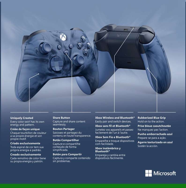 Xbox Wireless Controller - Stormcloud Vapor Special Edition (Xbox Series)(New) - Microsoft / Xbox