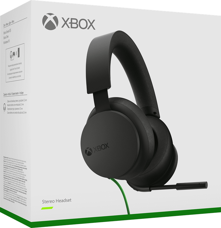 Xbox Stereo Headset - Black (Xbox Series)(New) - Microsoft / Xbox Game Studios 1500G