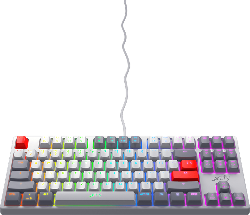 Xtrfy K4 RGB TKL Mechanical Gaming Keyboard - Retro Edition (PC)(New) - XTRFY 1500G