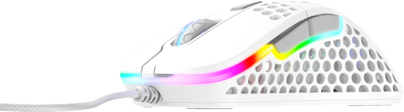 Xtrfy M4 RGB Ultra-Light Gaming Mouse - White (PC)(New) - XTRFY 600G