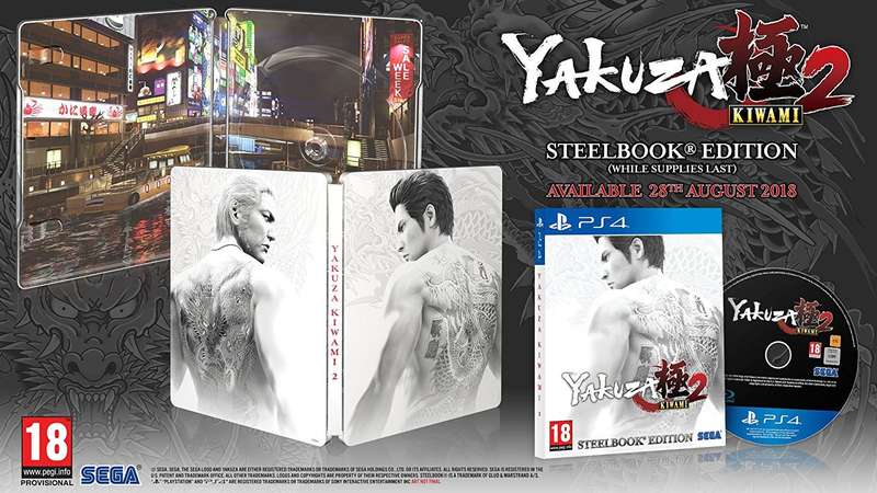 Yakuza Kiwami 2 - Steelbook Edition (PS4)(Pwned) - SEGA 200G