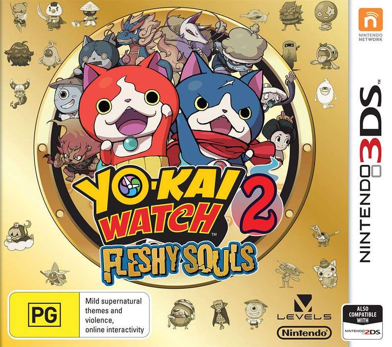 Yo-Kai Watch 2: Fleshy Souls (3DS)(New) - Nintendo 110G