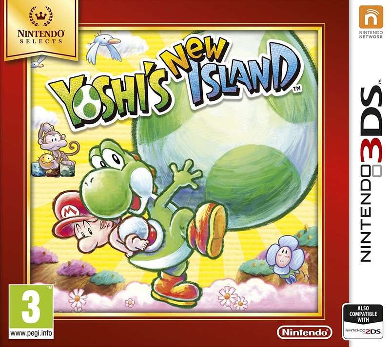 Yoshi's New Island - Nintendo Selects (3DS)(New) - Nintendo 110G