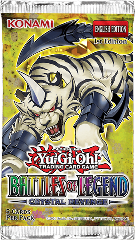 Yu-Gi-Oh! TCG: Battles of Legend: Crystal Revenge Booster Pack (New) - Konami 50G
