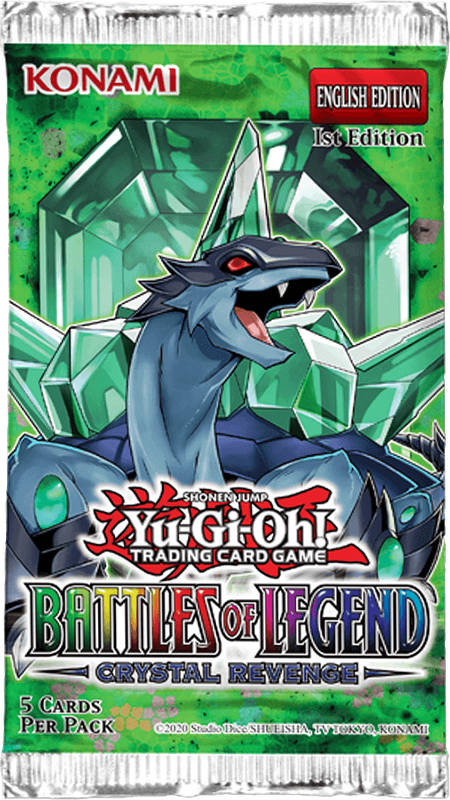 Yu-Gi-Oh! TCG: Battles of Legend: Crystal Revenge Booster Pack (New) - Konami 50G