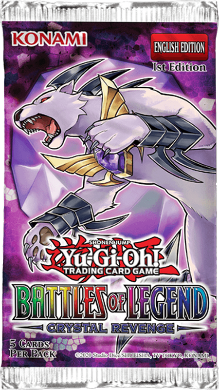Yu-Gi-Oh! TCG: Battles of Legend: Crystal Revenge Booster Pack (New) - Konami 50G
