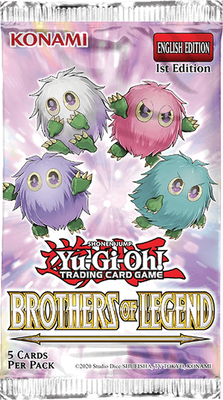 Yu-Gi-Oh! TCG: Brothers of Legend Booster Pack (New) - Konami 50G