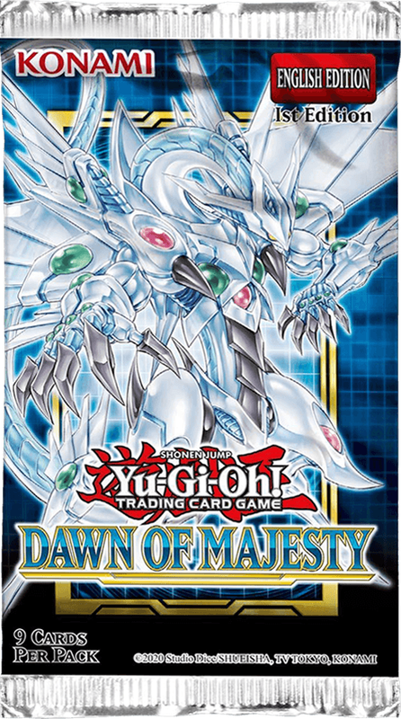 Yu-Gi-Oh! TCG: Dawn of Majesty Booster Pack (New) - Konami 50G