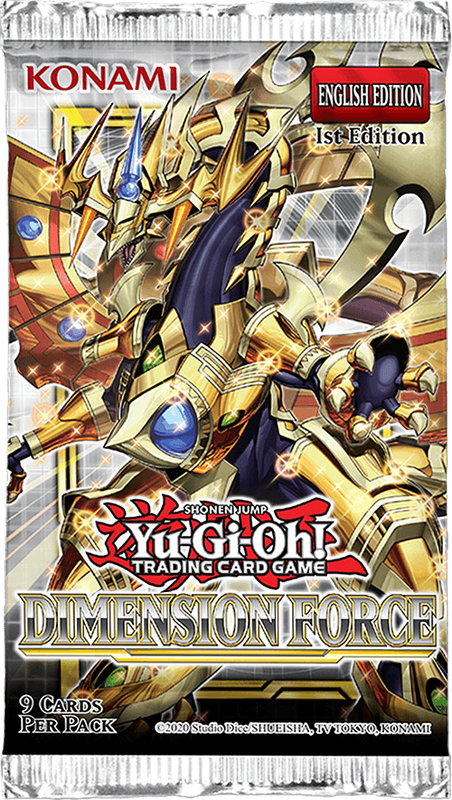 Yu-Gi-Oh! TCG: Dimension Force Booster Pack (New) - Konami 50G