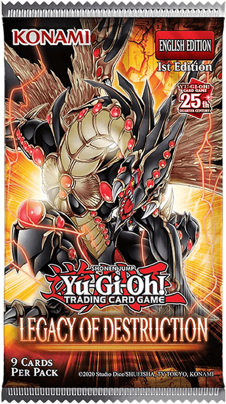 Yu-Gi-Oh! TCG: Legacy of Destruction Booster Pack (New) - Konami 50G