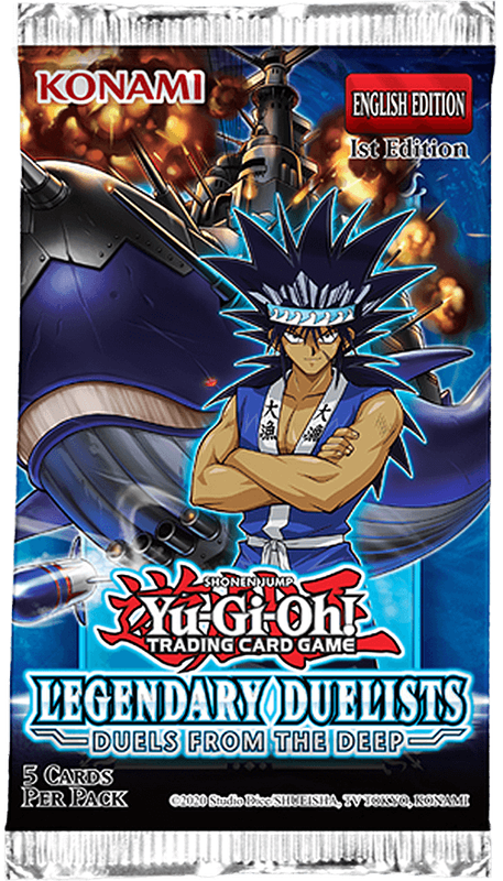 Yu-Gi-Oh! TCG: Legendary Duelists: Duels From the Deep Booster Pack (New) - Konami 50G