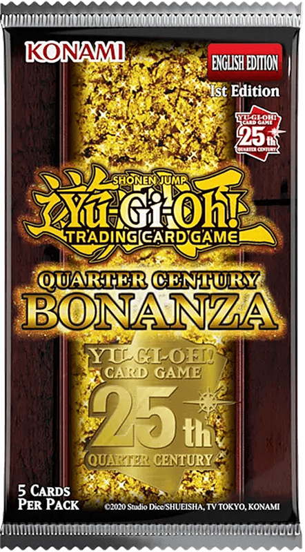 Yu-Gi-Oh! TCG: Quarter Century Bonanza Booster Pack (New) - Konami 50G