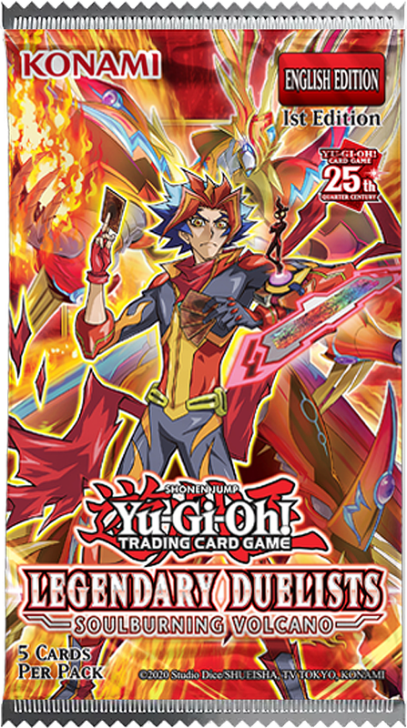 Yu-Gi-Oh! TCG: Legendary Duelists: Soulburning Volcano Booster Pack (New) - Konami 50G