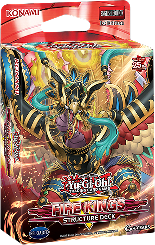 Yu-Gi-Oh! TCG: Structure Deck - Fire Kings - Reloaded Edition (New) - Konami 150G