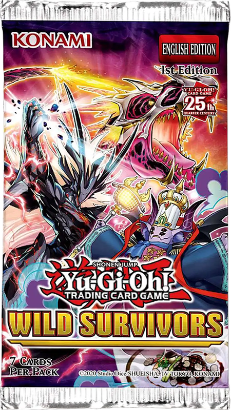Yu-Gi-Oh! TCG: Wild Survivors Booster Pack (New) - Konami 50G