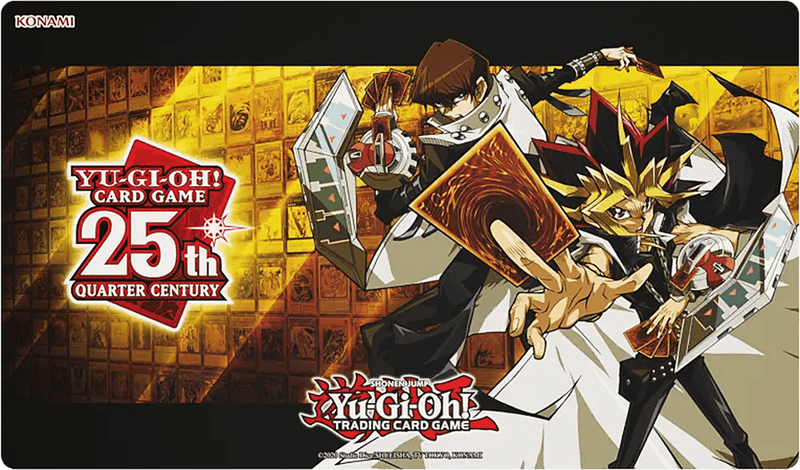 Yu-Gi-Oh! - Yugi & Kaiba Quarter Century Game Mat (New) - Konami 250G