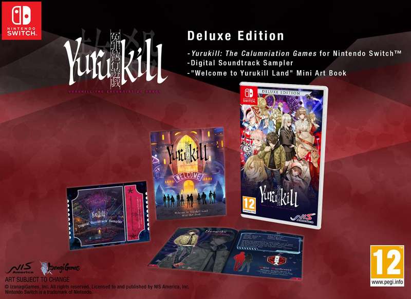 Yurukill: The Calumniation Games - Deluxe Edition (NS / Switch)(New) - NIS America / Europe 100G