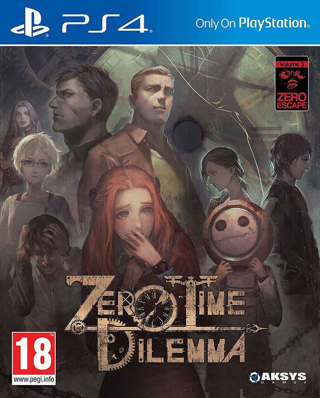 Zero Escape: Zero Time Dilemma (PS4)(New) - Aksys Games 90G