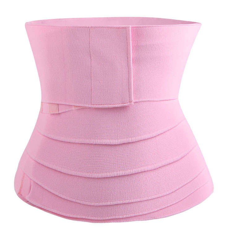 4 Meters Elastic Waist Cincher Velcro Girdle Breathable Sports Workout Body Shaper Belt N22011