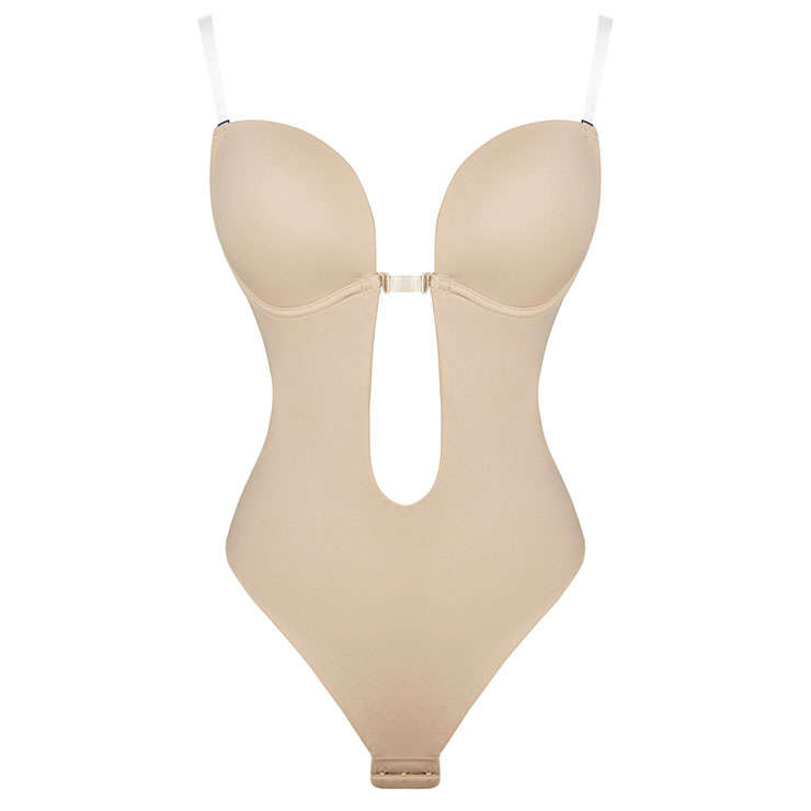 Women's Backless Breathable Underwear Bodysuit Seamless Slimming Shapewear Undergarment N22084