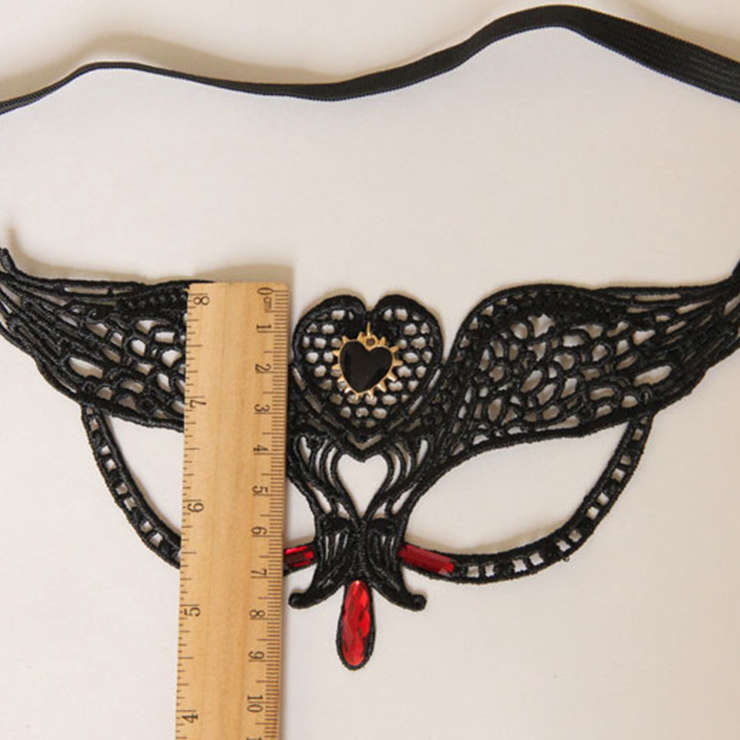 Lovely Black Lace Masquerade Party Eyes Mask MS12989