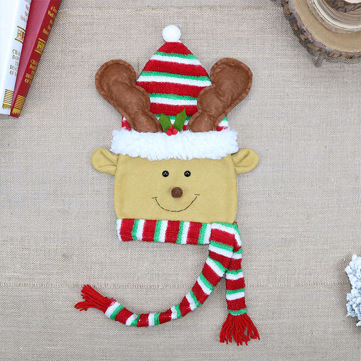 Scarf Elk Doll Christmas Tree Hat Party Decorative Accessory Large Size XT19852