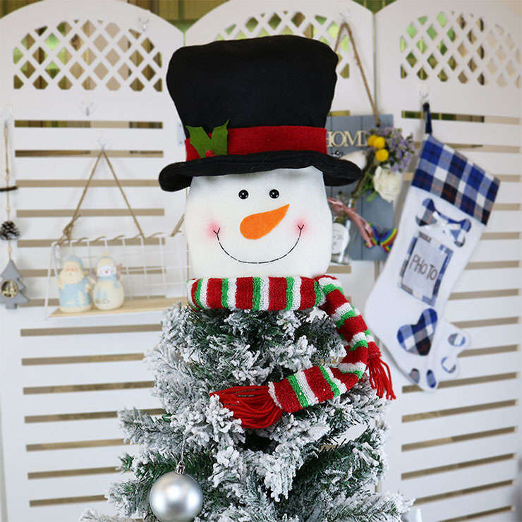 Scarf Snowman Avatar Christmas Tree Hat Party Decorative Accessory By Small Size XT19848