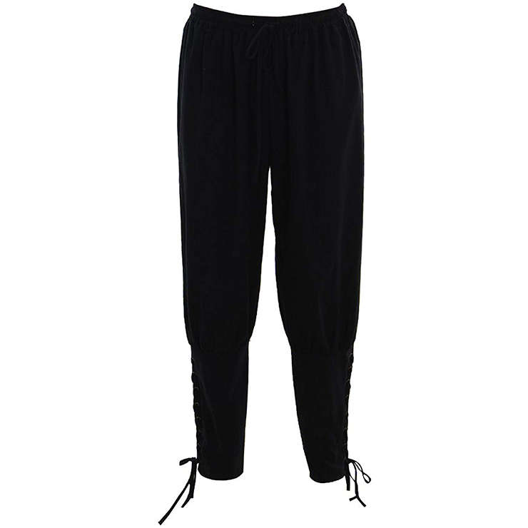 Men's Fashion Elastic High Waisted Costume Jodhpurs Comfort Sweatpants N19049