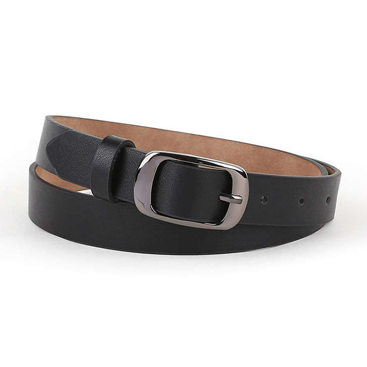 Fashion PU Leather Alloy Rectangle Buckle Waist Belt Accessory N18778