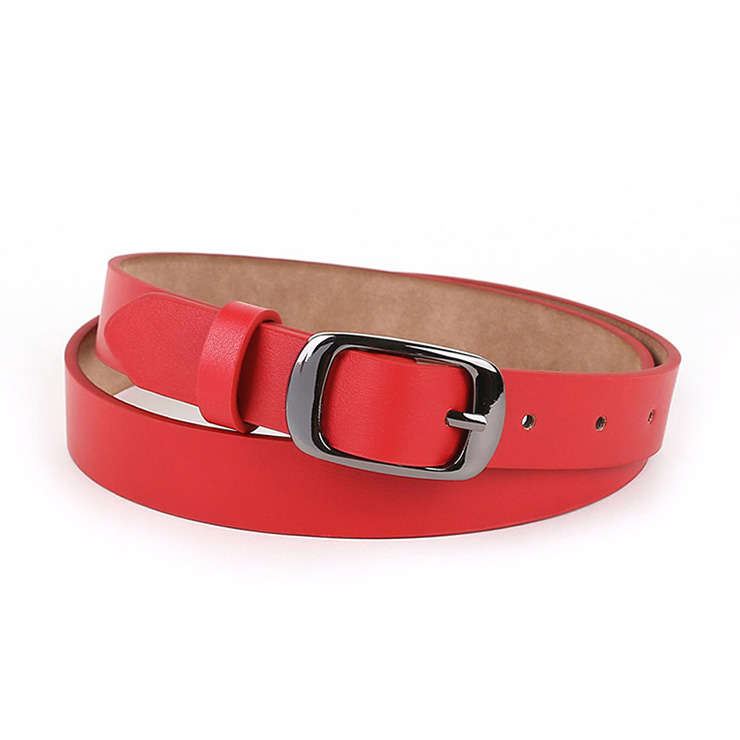 Fashion PU Leather Alloy Rectangle Buckle Waist Belt Accessory N18779