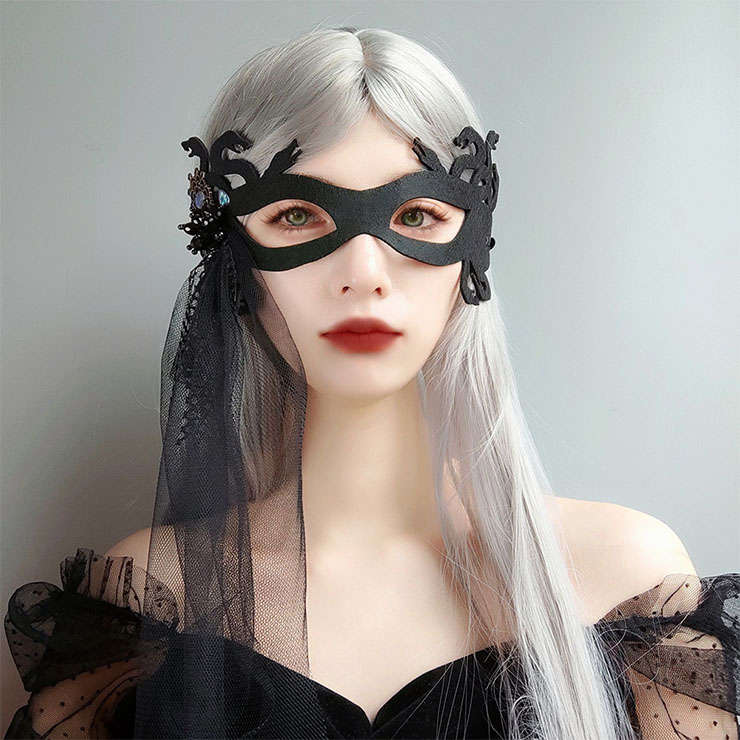 Sexy Medusa Evil Snake Queen Masquerade Adult Halloween Anime Cosplay Eye Mask MS21797
