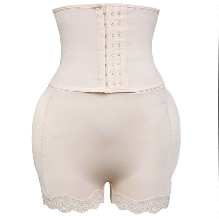 Sexy Complexion High Waist Elastic Seamless Shorts Waist Sealing Shaping Belly Pants PT20391