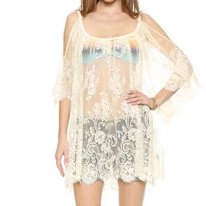 Sexy See-through Lace Off the Shoulder Blouse Tops