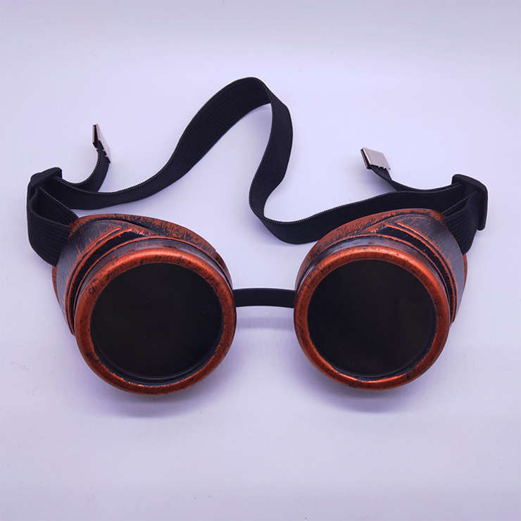 Steampunk Red-copper Removable Frame Glasses Masquerade Party Goggles MS19790