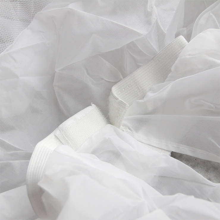 Victorian Style Puffy Multi-layered White Mesh Princess Circle Bridal Ankle-length Petticoat HG19375