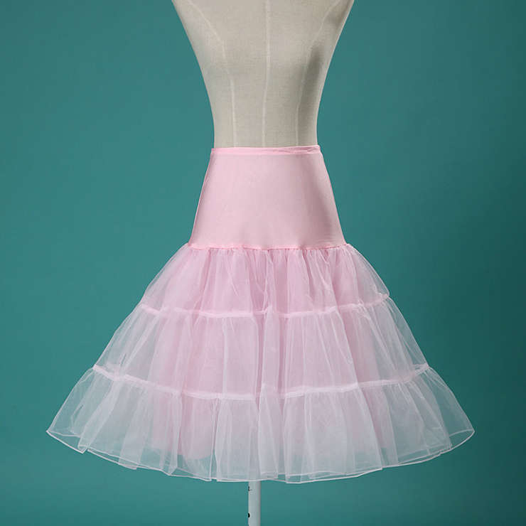 Graceful Cute Pink Tulle Skirt Petticoat HG11252