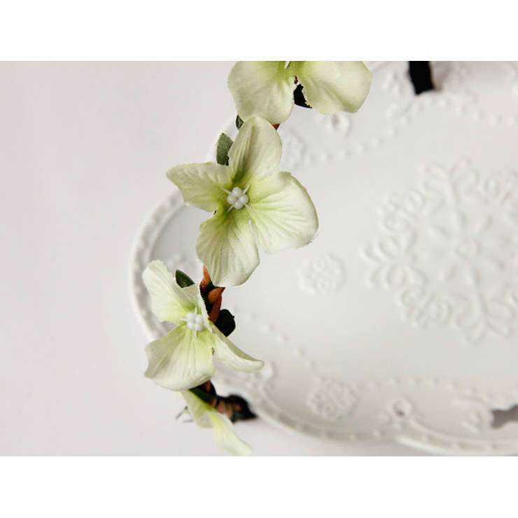Fairy Green Flowers Daily Life Hair Clasp J12836