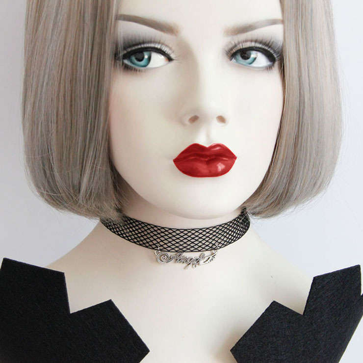 Gothic Vintage Vampire Netted Choker Necklace J17367