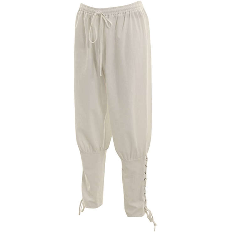 Men's Fashion Elastic High Waisted Costume Jodhpurs Comfort Sweatpants N19050