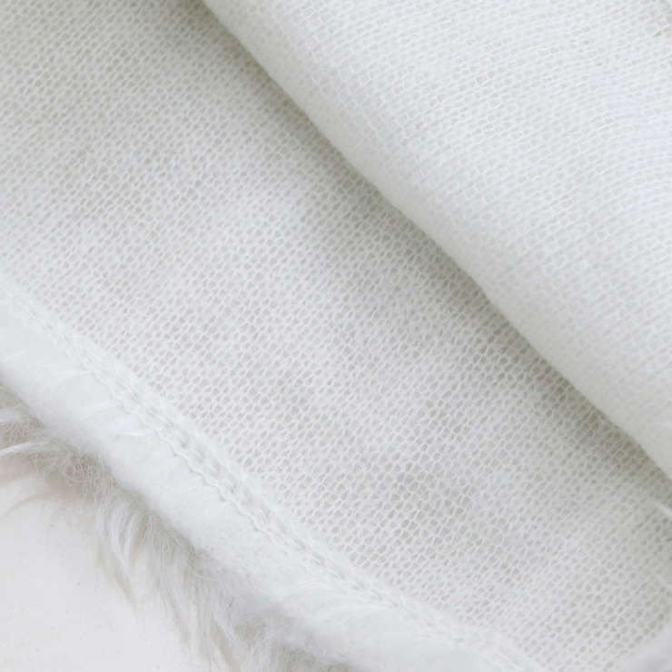 White Faux Fur Leg Warmers HG4613