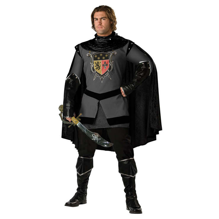 Adult Dark Medieval Knight Costume N4874