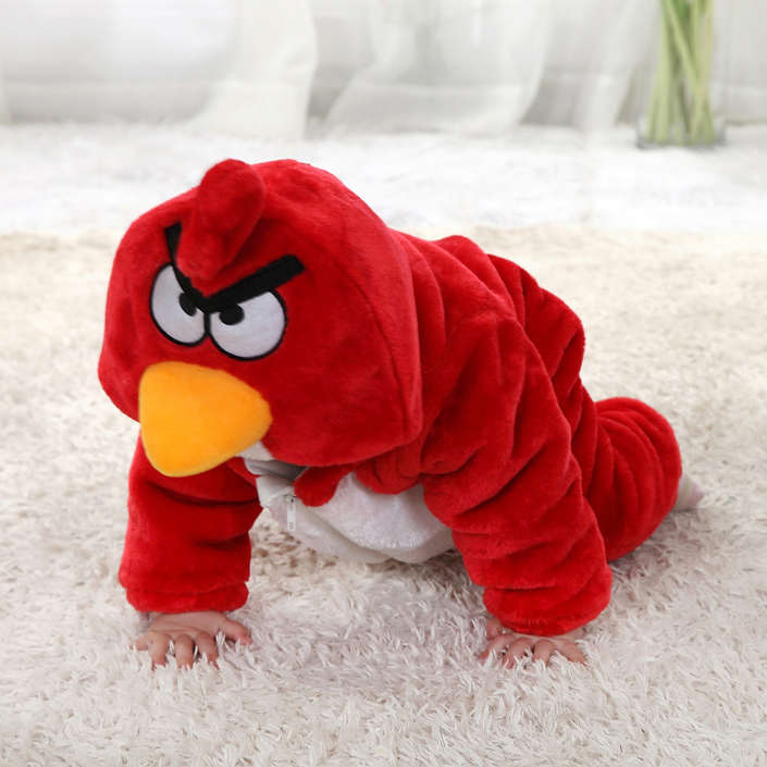 Three Layers Anger Bird Romper N6279