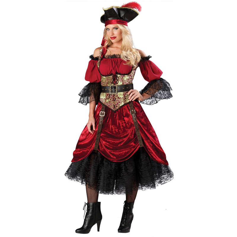 Swashbuckling Scarlett Costume N6721