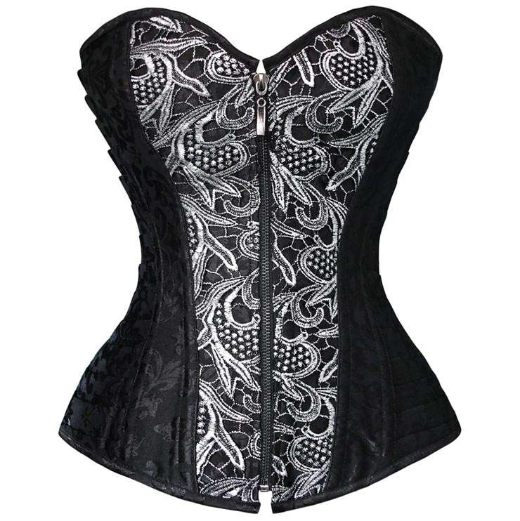 Weave Pattern Gothic Steampunk Corset N8391